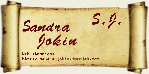 Sandra Jokin vizit kartica